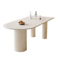 Modern White Dining Table Stone Dining Table for Kitchen Use Clearhalo 'Dining Tables & Seating' 'Dining Tables' 'dining_table' 'furn' 'furn_dining_table' 'Furniture' 'Kitchen & Dining Furniture' 6391345