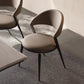 Contemporary Dining Chairs Faux Leather Upholstered Armless Side Chair