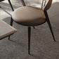 Contemporary Dining Chairs Faux Leather Upholstered Armless Side Chair