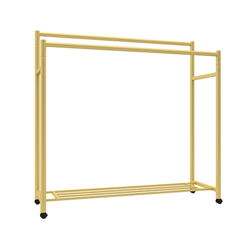 Kit de entrada contemporánea rieles colgantes de metal y estantería de estantería de almacenamiento