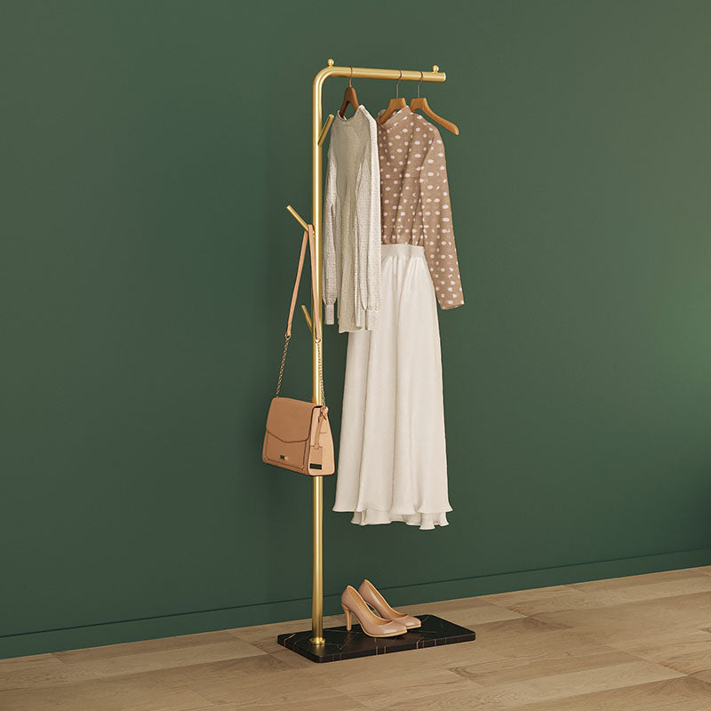 Modern Metal Entry Hall Tree Changs Racks con ganchos de abrigo