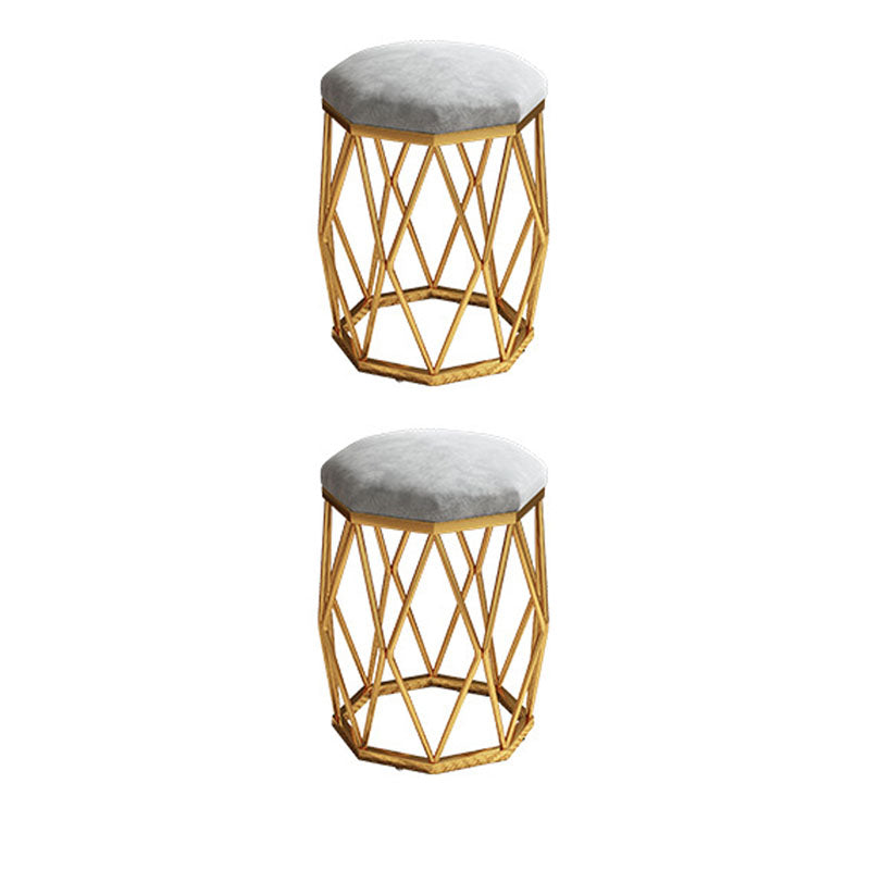 Geen Specialty Standard Modern Tear Resistant Standard for Living Room Off-White 2 Piece Set Clearhalo 'furn' 'furn_ottomans_poufs' 'Furniture' 'Living Room Furniture' 'Ottomans & Poufs' 'ottomans_poufs' 6393982