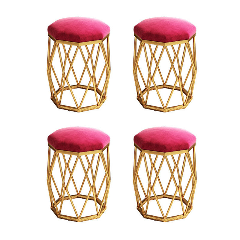 Geen Specialty Standard Modern Tear Resistant Standard for Living Room Red 4 Piece Set Clearhalo 'furn' 'furn_ottomans_poufs' 'Furniture' 'Living Room Furniture' 'Ottomans & Poufs' 'ottomans_poufs' 6393995