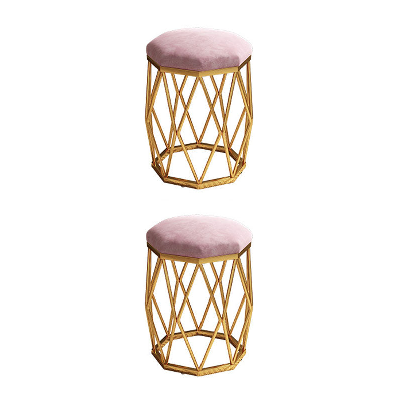 Geen Specialty Standard Modern Tear Resistant Standard for Living Room Pink 2 Piece Set Clearhalo 'furn' 'furn_ottomans_poufs' 'Furniture' 'Living Room Furniture' 'Ottomans & Poufs' 'ottomans_poufs' 6393997
