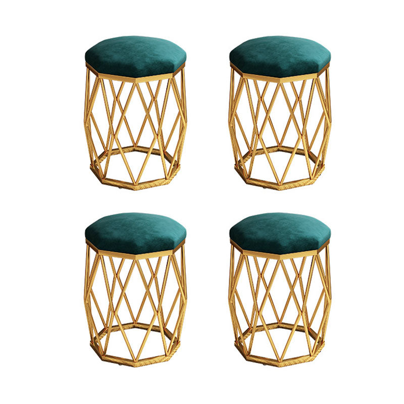 Geen Specialty Standard Modern Tear Resistant Standard for Living Room Green 4 Piece Set Clearhalo 'furn' 'furn_ottomans_poufs' 'Furniture' 'Living Room Furniture' 'Ottomans & Poufs' 'ottomans_poufs' 6394000