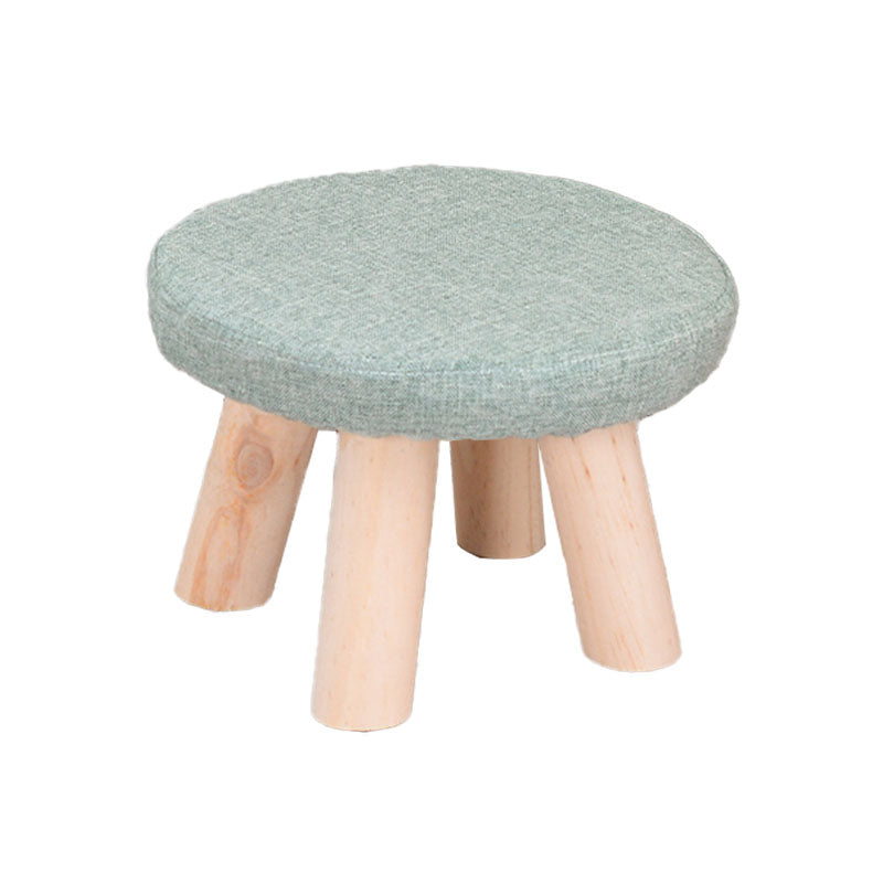 Modern Watermelon Standard Tear Resistant Round Standard for Living Room Clearhalo 'furn' 'furn_ottomans_poufs' 'Furniture' 'Living Room Furniture' 'Ottomans & Poufs' 'ottomans_poufs' 6394102