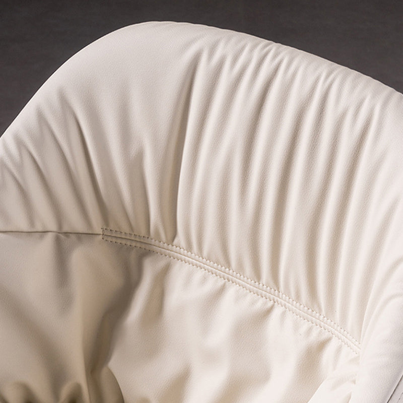 Modern Style Parsons Arm Chair Leather Upholstered Indoor Dining Chair Clearhalo 'Dining Chairs' 'Dining Tables & Seating' 'dining_chair' 'furn' 'furn_dining_chair' 'Furniture' 'Kitchen & Dining Furniture' 6394367