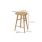 Solid Wood Counter Stool Industrial Backless Bar Stool with Footrest Clearhalo 'Bar Furniture' 'Bar Stools' 'bar_stools' 'furn' 'furn_bar_stools' 'Furniture' 'Kitchen & Dining Furniture' 6394671