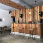 Contemporary Style Counter Stool Solid Wood Saddle Seat Bar Stool with Metal Base Clearhalo 'Bar Furniture' 'Bar Stools' 'bar_stools' 'furn' 'furn_bar_stools' 'Furniture' 'Kitchen & Dining Furniture' 6394679