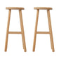 Industrial Solid Wood Counter Stool Round Backless Bar Stool with Footrest 2 Piece Set Clearhalo 'Bar Furniture' 'Bar Stools' 'bar_stools' 'furn' 'furn_bar_stools' 'Furniture' 'Kitchen & Dining Furniture' 6394746