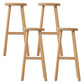 Industrial Solid Wood Counter Stool Round Backless Bar Stool with Footrest 4 Piece Set Clearhalo 'Bar Furniture' 'Bar Stools' 'bar_stools' 'furn' 'furn_bar_stools' 'Furniture' 'Kitchen & Dining Furniture' 6394747