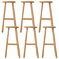 Industrial Solid Wood Counter Stool Round Backless Bar Stool with Footrest 6 Piece Set Clearhalo 'Bar Furniture' 'Bar Stools' 'bar_stools' 'furn' 'furn_bar_stools' 'Furniture' 'Kitchen & Dining Furniture' 6394750
