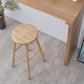 Industrial Solid Wood Counter Stool Round Backless Bar Stool with Footrest Clearhalo 'Bar Furniture' 'Bar Stools' 'bar_stools' 'furn' 'furn_bar_stools' 'Furniture' 'Kitchen & Dining Furniture' 6394752