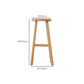 Industrial Solid Wood Counter Stool Round Backless Bar Stool with Footrest Clearhalo 'Bar Furniture' 'Bar Stools' 'bar_stools' 'furn' 'furn_bar_stools' 'Furniture' 'Kitchen & Dining Furniture' 6394757
