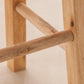 Taburete de bar sin respaldo Taburetes de madera de estilo industrial con altura de mostrador