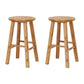 Taburete de bar sin respaldo Taburetes de madera de estilo industrial con altura de mostrador