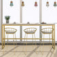 Upholstered Counter Stool Glam Style Low Back Bar Stool with Gold Frame Clearhalo 'Bar Furniture' 'Bar Stools' 'bar_stools' 'furn' 'furn_bar_stools' 'Furniture' 'Kitchen & Dining Furniture' 6394858