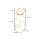 Upholstered Counter Stool Glam Style Low Back Bar Stool with Gold Frame Clearhalo 'Bar Furniture' 'Bar Stools' 'bar_stools' 'furn' 'furn_bar_stools' 'Furniture' 'Kitchen & Dining Furniture' 6394871