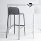 Industrial Plastic Low Back Bar Stool Armless Stackable Bar Stool Clearhalo 'Bar Furniture' 'Bar Stools' 'bar_stools' 'furn' 'furn_bar_stools' 'Furniture' 'Kitchen & Dining Furniture' 6394933