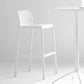 Industrial Plastic Low Back Bar Stool Armless Stackable Bar Stool White 1 Piece Clearhalo 'Bar Furniture' 'Bar Stools' 'bar_stools' 'furn' 'furn_bar_stools' 'Furniture' 'Kitchen & Dining Furniture' 6394938