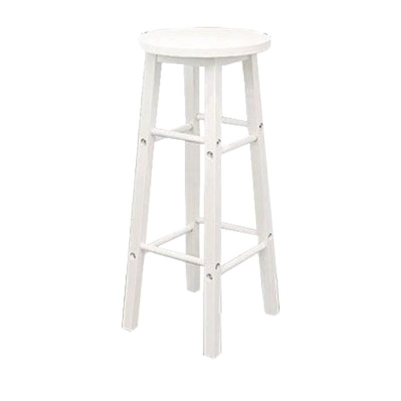 Industrial Wooden Counter Height Stools with Footrest Bar Stool Clearhalo 'Bar Furniture' 'Bar Stools' 'bar_stools' 'furn' 'furn_bar_stools' 'Furniture' 'Kitchen & Dining Furniture' 6395134