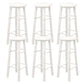 Industrial Wooden Counter Height Stools with Footrest Bar Stool White 6 Piece Set Bar Stool(31"H) Clearhalo 'Bar Furniture' 'Bar Stools' 'bar_stools' 'furn' 'furn_bar_stools' 'Furniture' 'Kitchen & Dining Furniture' 6395140