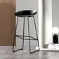 Taburetes de altura de mostrador de metal Glam con taburete de bar con reposapiés para interiores
