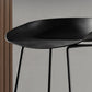 Taburetes de altura de mostrador de metal Glam con taburete de bar con reposapiés para interiores