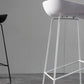 Taburetes de altura de mostrador de metal Glam con taburete de bar con reposapiés para interiores