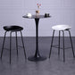 Contemporary Metal Counter Height Stools Low Back Bar Stool with Footrest Clearhalo 'Bar Furniture' 'Bar Stools' 'bar_stools' 'furn' 'furn_bar_stools' 'Furniture' 'Kitchen & Dining Furniture' 6395291