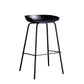 Contemporary Metal Counter Height Stools Low Back Bar Stool with Footrest Clearhalo 'Bar Furniture' 'Bar Stools' 'bar_stools' 'furn' 'furn_bar_stools' 'Furniture' 'Kitchen & Dining Furniture' 6395294