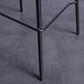 Contemporary Metal Counter Height Stools Low Back Bar Stool with Footrest Clearhalo 'Bar Furniture' 'Bar Stools' 'bar_stools' 'furn' 'furn_bar_stools' 'Furniture' 'Kitchen & Dining Furniture' 6395302
