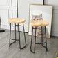 Modern Armless Backless Counter Stool Pine Wood Bar Stool with Pedal for Cafe Clearhalo 'Bar Furniture' 'Bar Stools' 'bar_stools' 'furn' 'furn_bar_stools' 'Furniture' 'Kitchen & Dining Furniture' 6395454