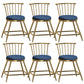 Glam Backrest Armless Counter Stool Iron Bar Stool with Velvet Cushion and Pedal for Cafe Blue 6 Piece Set Short Stool(18"H) Clearhalo 'Bar Furniture' 'Bar Stools' 'bar_stools' 'furn' 'furn_bar_stools' 'Furniture' 'Kitchen & Dining Furniture' 6395573