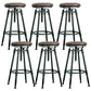 Adjustable Height Bar Stools Industrial Barstool with Metal Legs 6 Piece Set Backless Upholstered Clearhalo 'Bar Furniture' 'Bar Stools' 'bar_stools' 'furn' 'furn_bar_stools' 'Furniture' 'Kitchen & Dining Furniture' 6395725