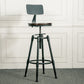 Adjustable Height Bar Stools Industrial Barstool with Metal Legs Clearhalo 'Bar Furniture' 'Bar Stools' 'bar_stools' 'furn' 'furn_bar_stools' 'Furniture' 'Kitchen & Dining Furniture' 6395727