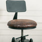 Adjustable Height Bar Stools Industrial Barstool with Metal Legs Clearhalo 'Bar Furniture' 'Bar Stools' 'bar_stools' 'furn' 'furn_bar_stools' 'Furniture' 'Kitchen & Dining Furniture' 6395732