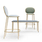 Contemporary Backrest Bar Stools Metal Barstool with Gold Legs Clearhalo 'Bar Furniture' 'Bar Stools' 'bar_stools' 'furn' 'furn_bar_stools' 'Furniture' 'Kitchen & Dining Furniture' 6395779