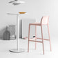 Industrial Stackable Indoor Bar Stool Plastic Armless Bar Height Stool