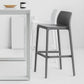 Industrial Stackable Indoor Bar Stool Plastic Armless Bar Height Stool