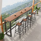 Contemporary Bar Stool Armless Barstool with Black Metal Legs Clearhalo 'Bar Furniture' 'Bar Stools' 'bar_stools' 'furn' 'furn_bar_stools' 'Furniture' 'Kitchen & Dining Furniture' 6395894