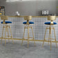 Upholstered Adjustable Height Bar Stool Industrial Iron Frame Stool Clearhalo 'Bar Furniture' 'Bar Stools' 'bar_stools' 'furn' 'furn_bar_stools' 'Furniture' 'Kitchen & Dining Furniture' 6395910