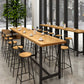 Contemporary Bar Stool Backrest Barstool with Black Metal Legs Clearhalo 'Bar Furniture' 'Bar Stools' 'bar_stools' 'furn' 'furn_bar_stools' 'Furniture' 'Kitchen & Dining Furniture' 6396135