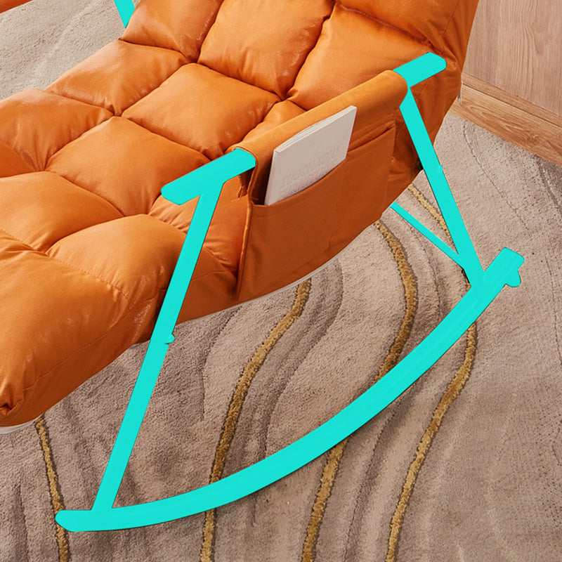 Chaise de basculement contemporain chaise à ossature métallique Spindle Rocker pour le salon