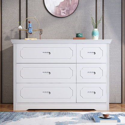 33.07 "Grande Chéchante en bois mi-siècle Modern 6 - Poitrine de tiroir