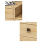 Rubberwood Vanity Set with Stool and Mirror Scandinavian Drawers Dresser Clearhalo 'Bedroom Furniture' 'furn' 'furn_makeup_vanities' 'Furniture' 'Makeup Vanities' 'makeup_vanities' 6396396
