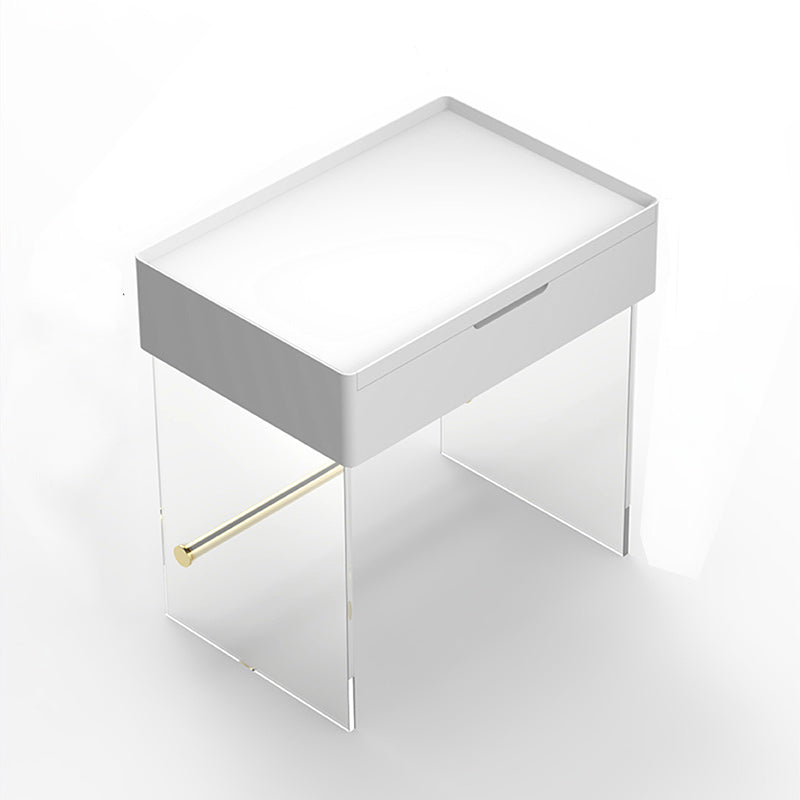 Scandinavo da 15,74 "a colore massiccio largo in legno a base di legno Maggiore da trucco a specchio per specchio