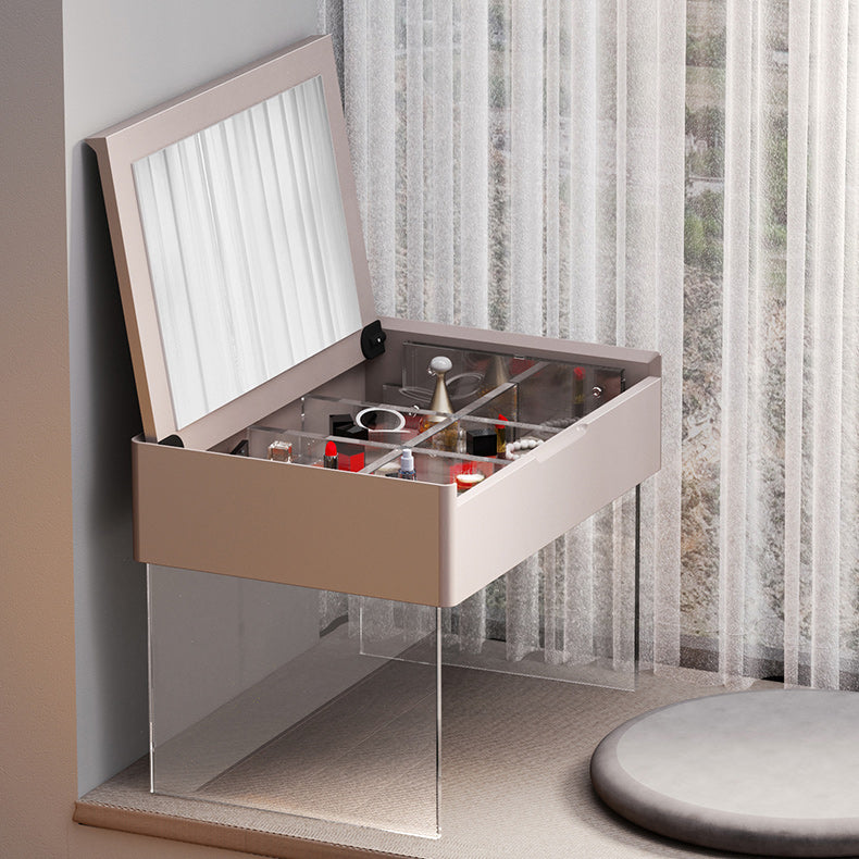 Scandinavo da 15,74 "a colore massiccio largo in legno a base di legno Maggiore da trucco a specchio per specchio