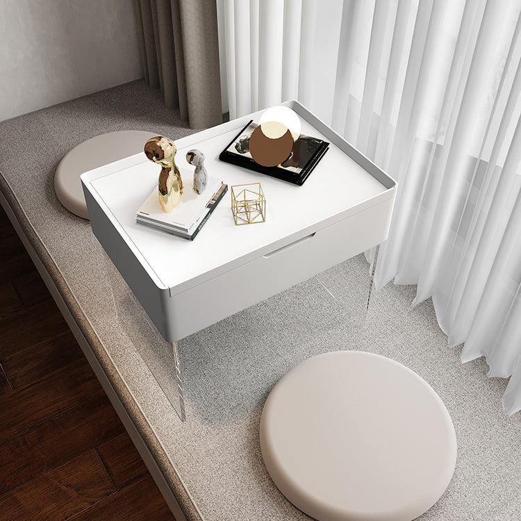 Scandinavo da 15,74 "a colore massiccio largo in legno a base di legno Maggiore da trucco a specchio per specchio