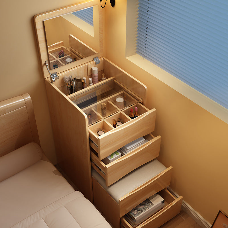 Moderno 32.28 "in altezza da toeletta in legno in legno Vanity con 2 cassetti con 2 cassetti